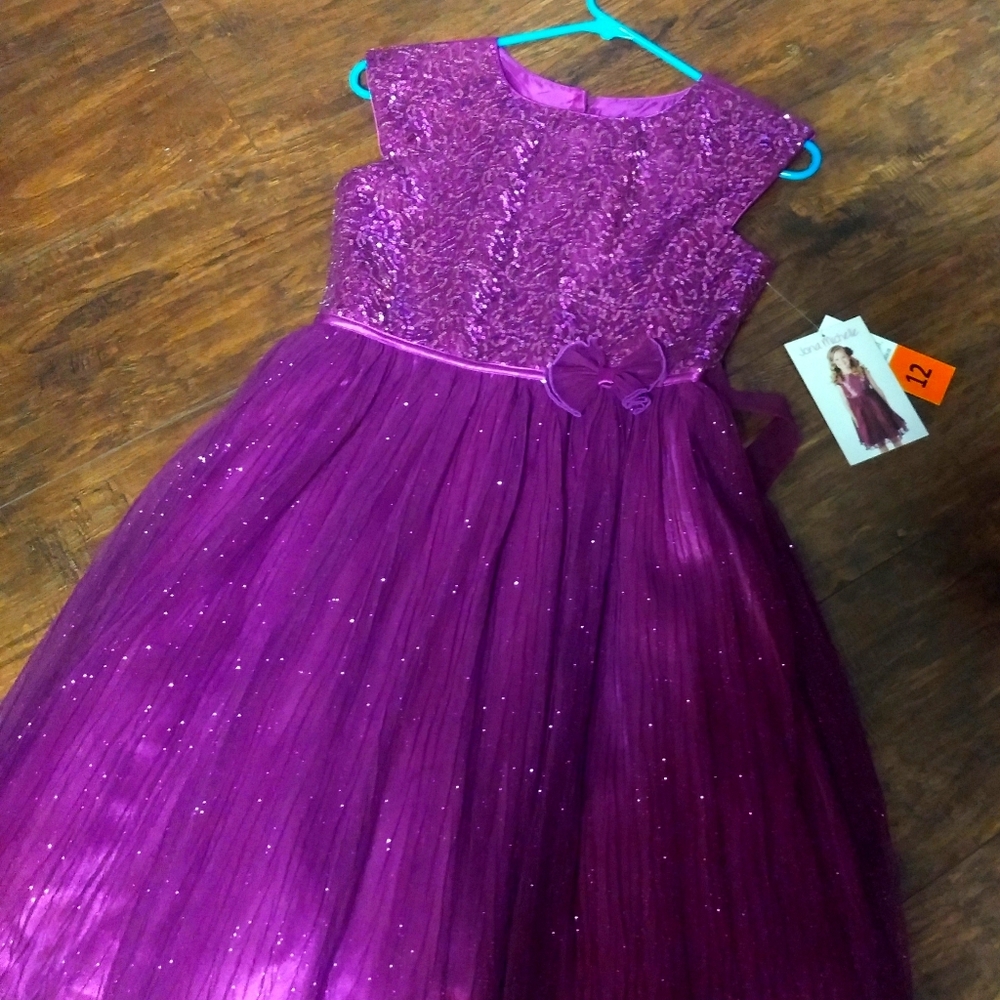 Jona Miller sequin dress (violet)